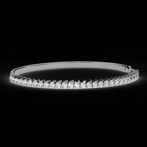 The Apex Marquise Diamond Bangle