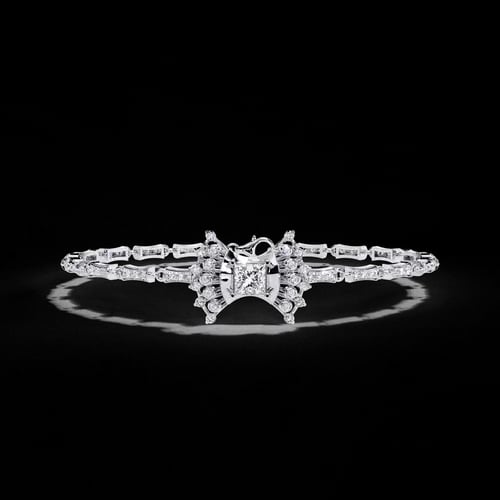 Couture Bow Diamond Bracelet