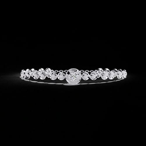 Daisy Chain Diamond Bracelet