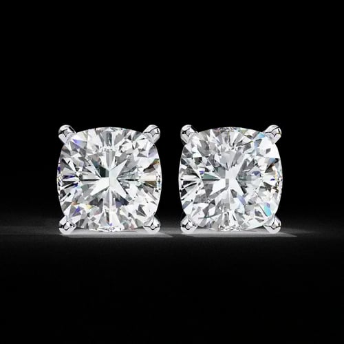 Eternal Cushion Diamond Studs