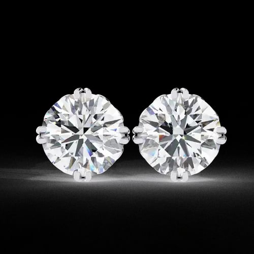 Aurora Classic 4-Prong Diamond Studs