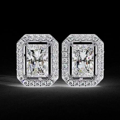 Regalia Radiant Halo Studs