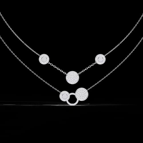 Orbit Diamond Necklace