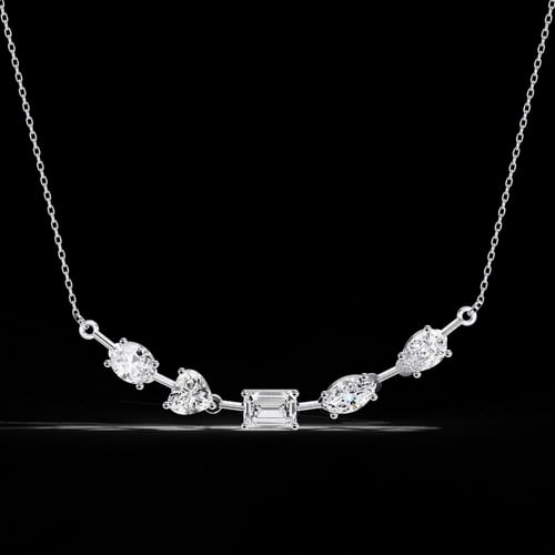 Rhapsody Mixed-Cut Diamond Necklace