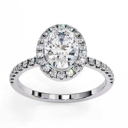 Seraphina Oval Halo