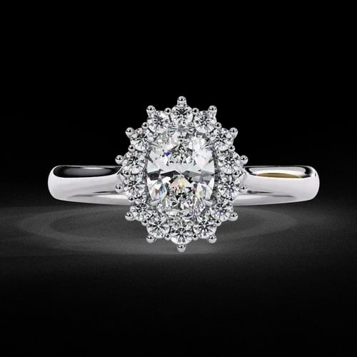 Heirloom Oval Halo