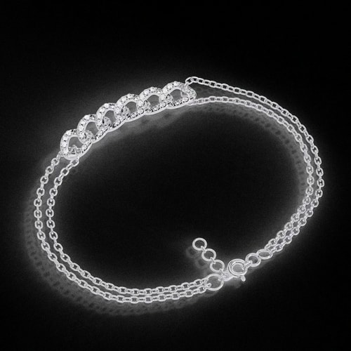 The Luna Link Diamond Bracelet