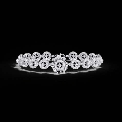 Floral Halo Bracelet
