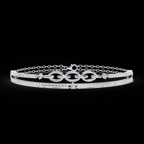 Trio Stack Diamond Bracelet