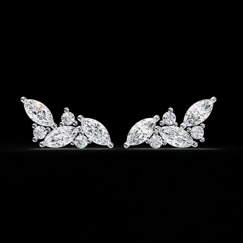 Marquise Grace Cluster studs