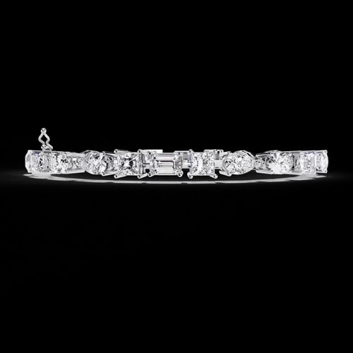 Multi-Shape Diamond Bracelet
