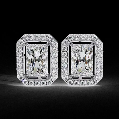 Regalia Radiant Halo Studs