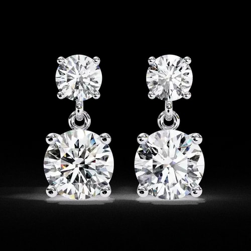 Celeste Duo Drop Earrings