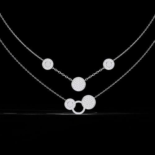 Orbit Diamond Necklace