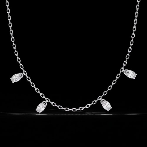Ellara Diamond Fringe Necklace