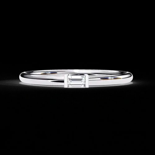 Linear Baguette Ring