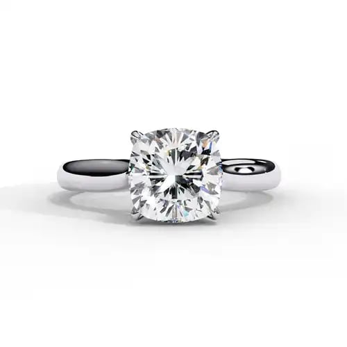 Luna Cushion Solitaire